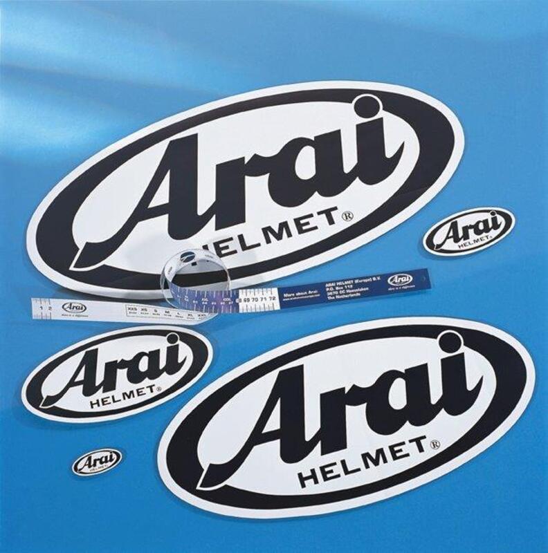 Autocollant ARAI 6x3cm - taille XS 
