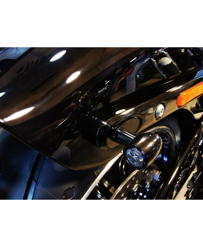 Cache-orifice clignotants arrière V PARTS 2 pièces - Harley Davidson 