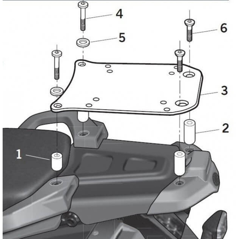 Fixation SHAD Top Master Yamaha