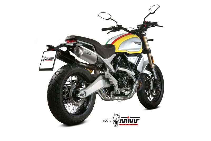 Silencieux MIVV GP Pro titane/inox - Ducati Scrambler 1100 