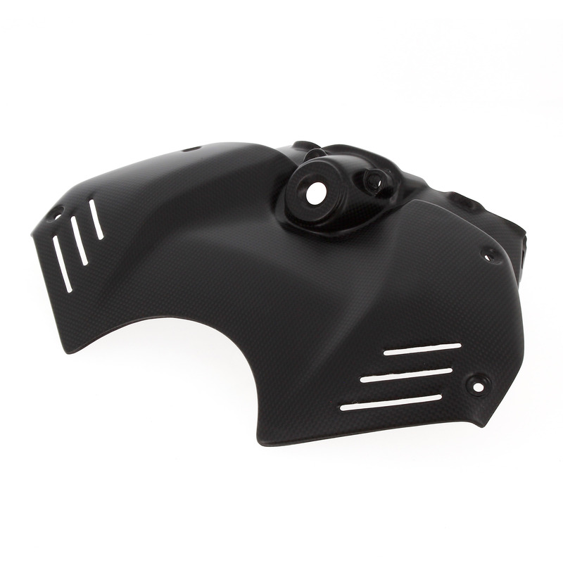 Protection de réservoir LIGHTECH couvre clé integré carbone mat