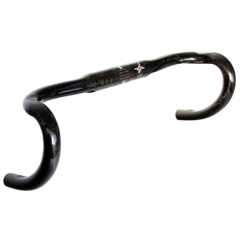 Guidon de route UNO série Racing - 440 mm - Ø31,8 - Carbone 