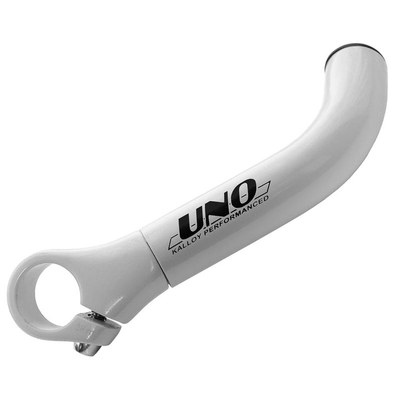 Embouts guidon UNO L : 125 mm Argent 