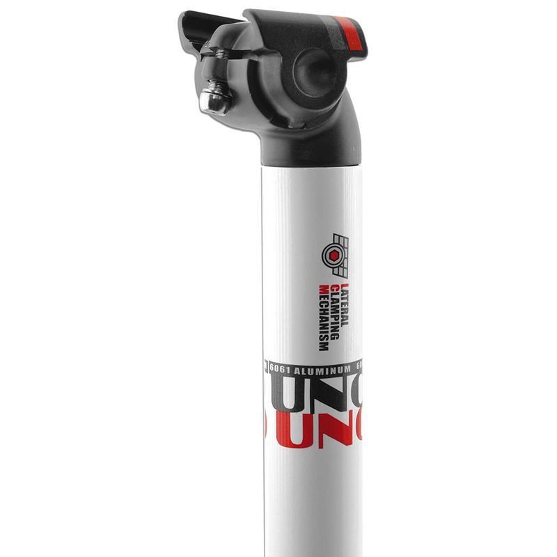Tige de selle vélo UNO TS 655 - 350mm Ø31.6 blanc 