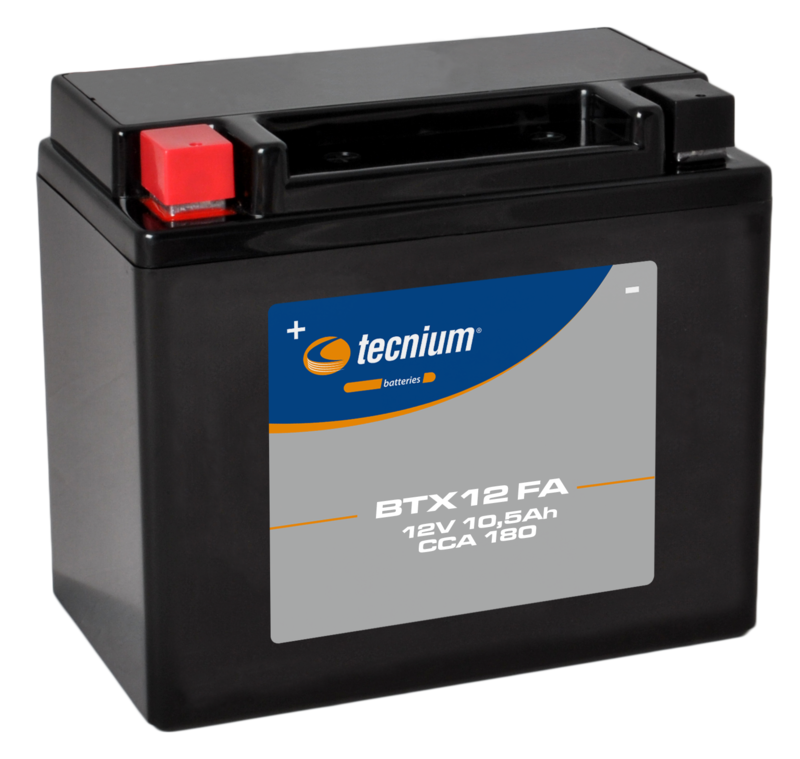 Batterie TECNIUM sans entretien activé usine - BTX12 