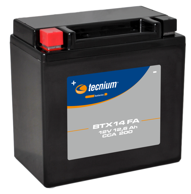 Batterie TECNIUM sans entretien activé usine - BTX14 