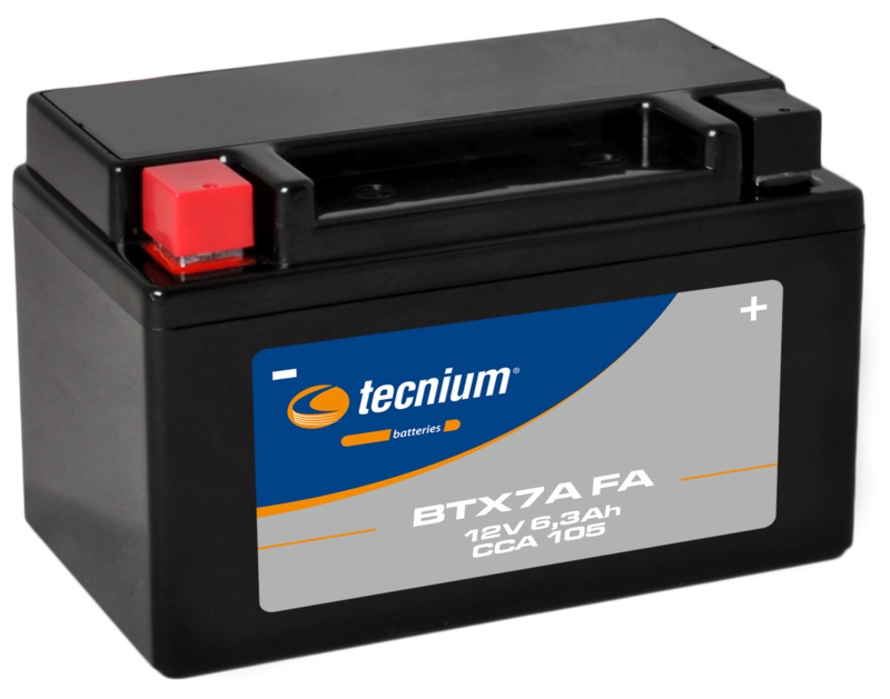 Batterie TECNIUM sans entretien activé usine - BTX7A 