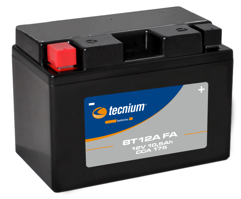 Batterie TECNIUM sans entretien activé usine - BT12A 
