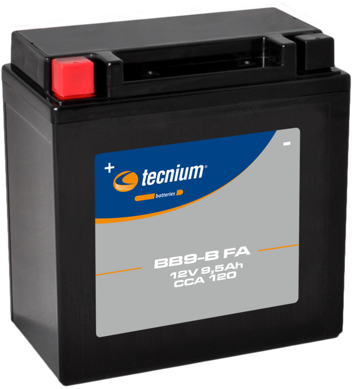 Batterie TECNIUM sans entretien activé usine - BB9-B 