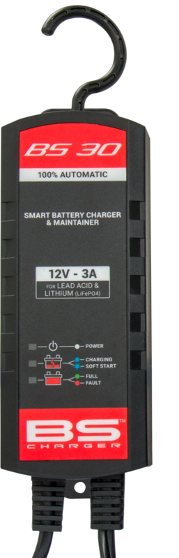 Chargeur de batterie intelligent BS BATTERY BS30 - 12V 3A 