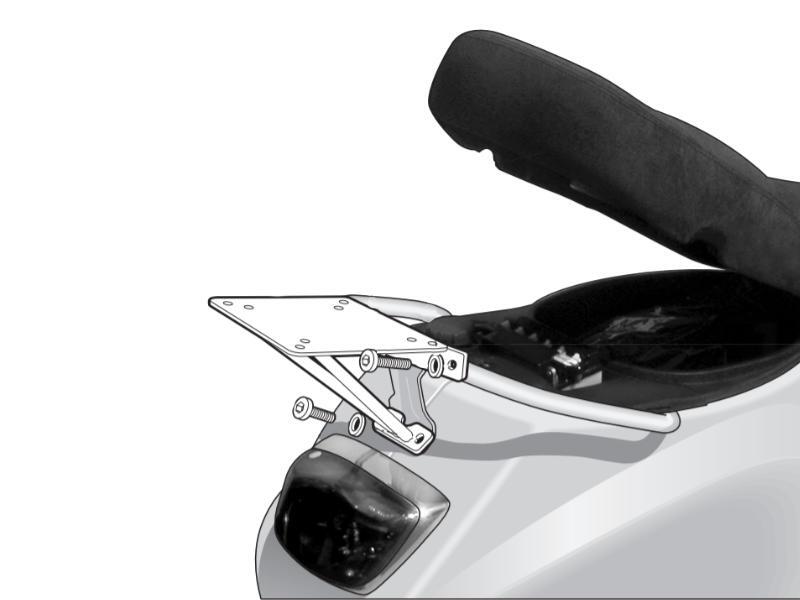 Fixation SHAD Top Master - Piaggio LX 50 