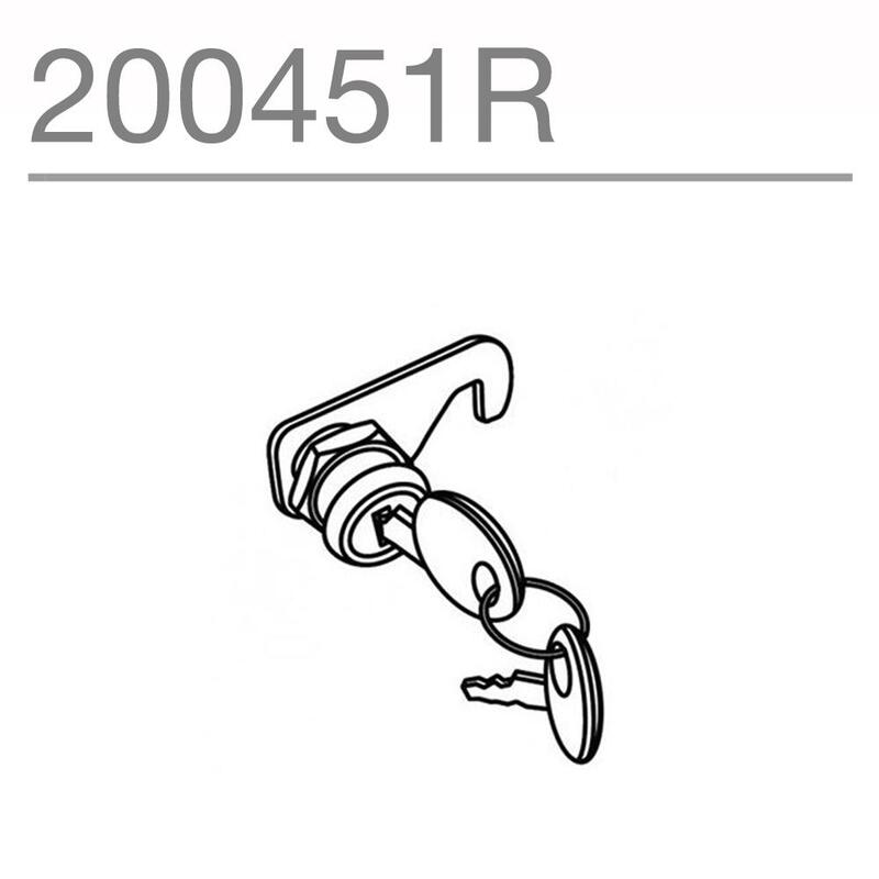 Serrure & clé de rechange SHAD ATV80 