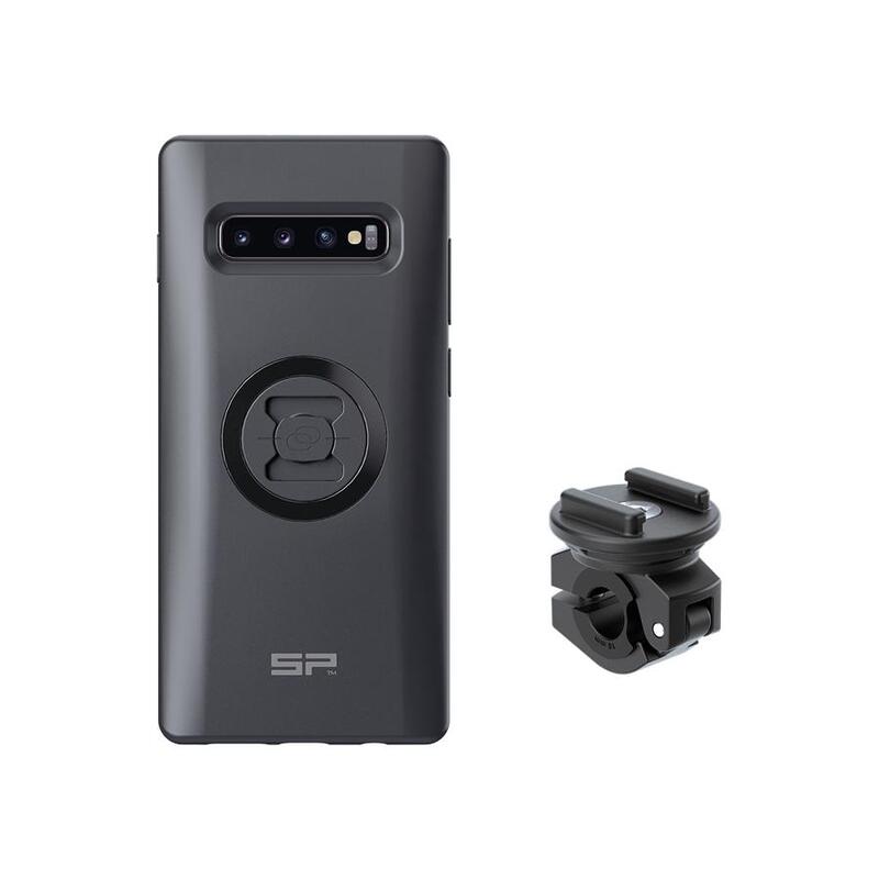 Pack Complet SP CONNECT Moto Bundle fixé sur rétroviseur - Samsung S10+ 