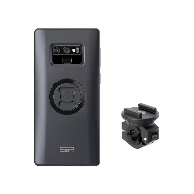 Pack Complet SP CONNECT Moto Bundle fixé sur rétroviseur - Samsung Note 9 
