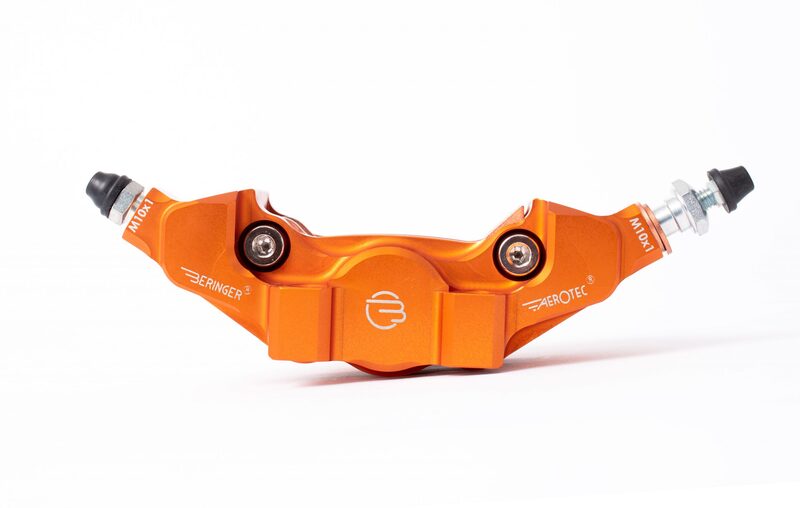 Étrier de frein arrière axial BERINGER Aerotec® MX 2 pistons - orange 