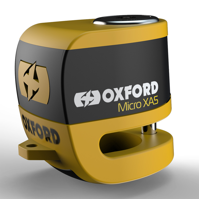 Bloque-disque OXFORD XA5 Alarm - jaune & noir 