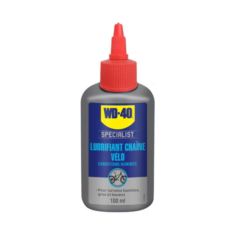 Lubrifiant chaine conditions humides vélo WD 40 Specialist® - 100ml 