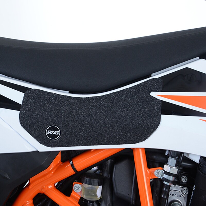 Kit grip de réservoir R&G RACING 2 pièces noir - KTM 690 SMC-R 