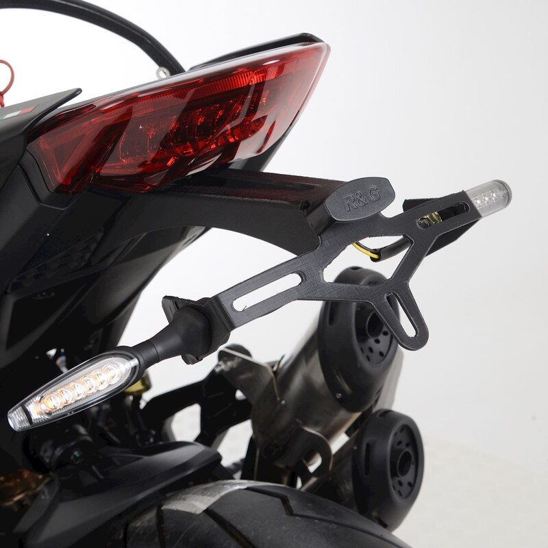 Support de plaque R&G RACING - noir Ducati Monster 950 