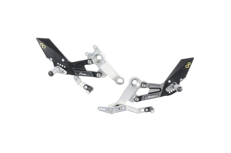 Commandes reculées réglables LIGHTECH repliables - sélection standard/inversée