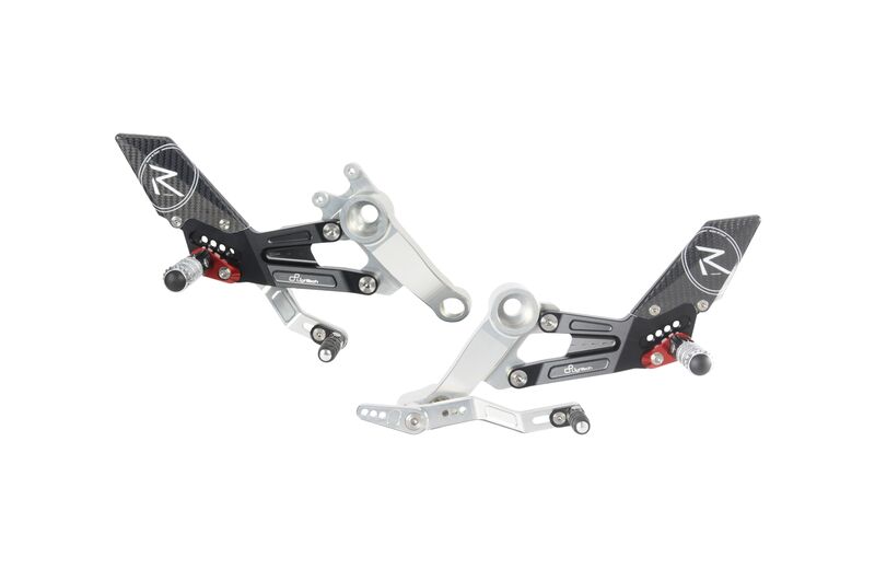 Commandes reculées réglables LIGHTECH Racing - sélection standard/inversée 