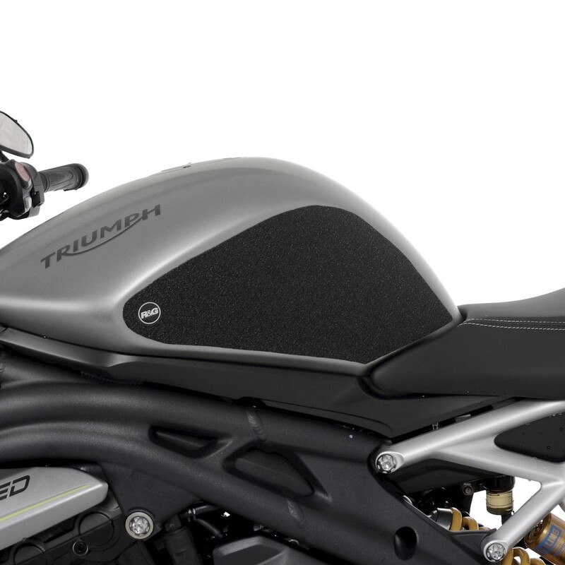 Kit grip de réservoir R&G RACING 2 pièces - noir Triumph Speed Triple 1200 RS 