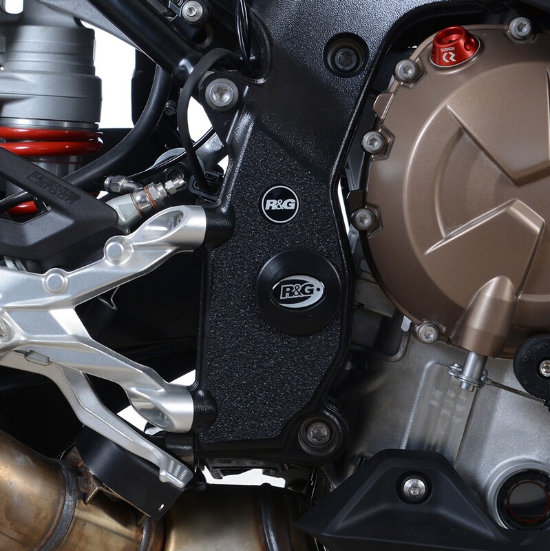 Kit protection de cadre R&G RACING - cadre/bras oscillant noir (3 pièces) BMW 