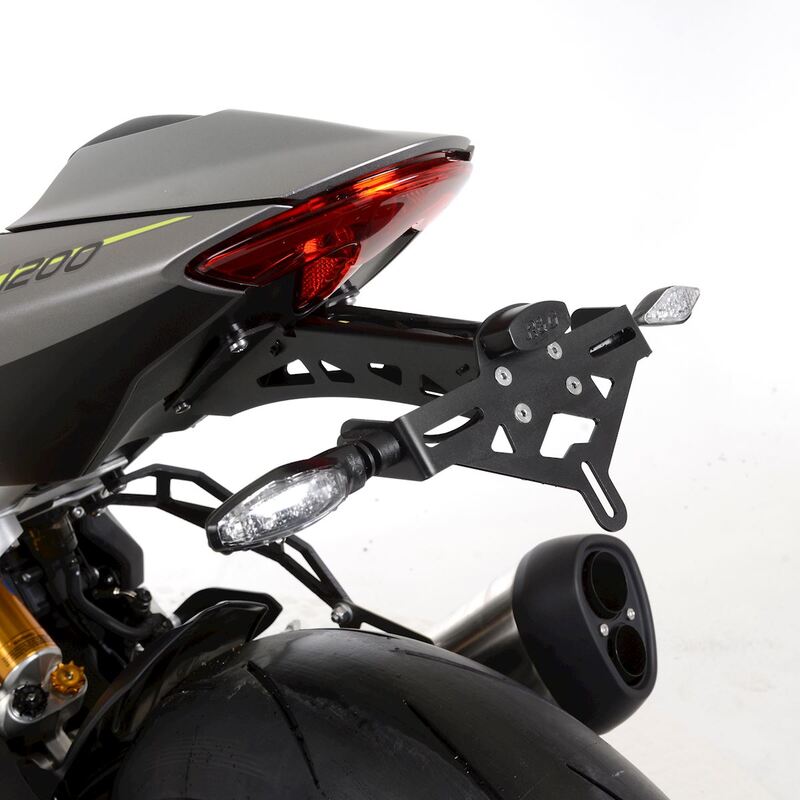 Support de plaque R&G RACING - noir Triumph Speed Triple 1200 RS 