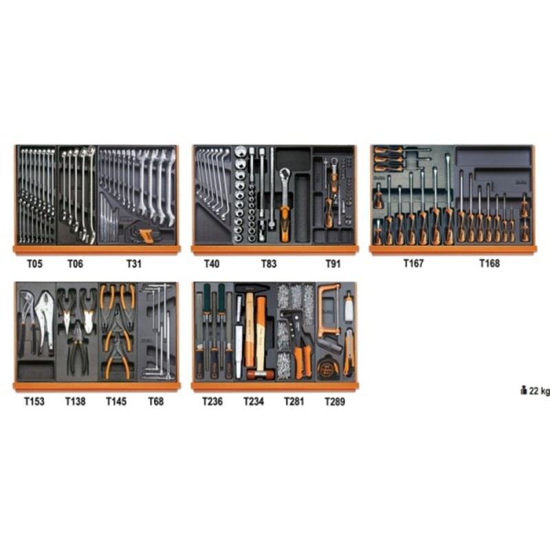 Composition de 153 outils BETA - maintenance industrielle 