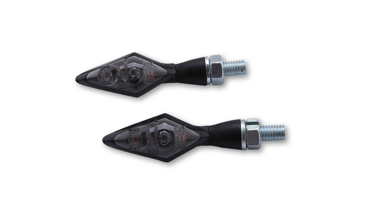 Clignotant LED HIGHSIDER Pen Head Double 3en1 - clignotant/feu stop/feu de position arrière (par paire) 