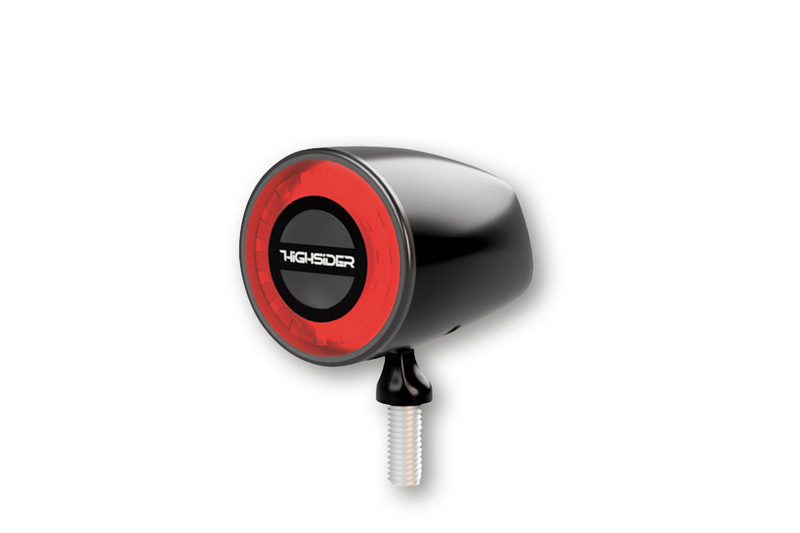 Feu arrière LED HIGHSIDER pro - Rocket Classic - noir/fumé - 1 pièce
