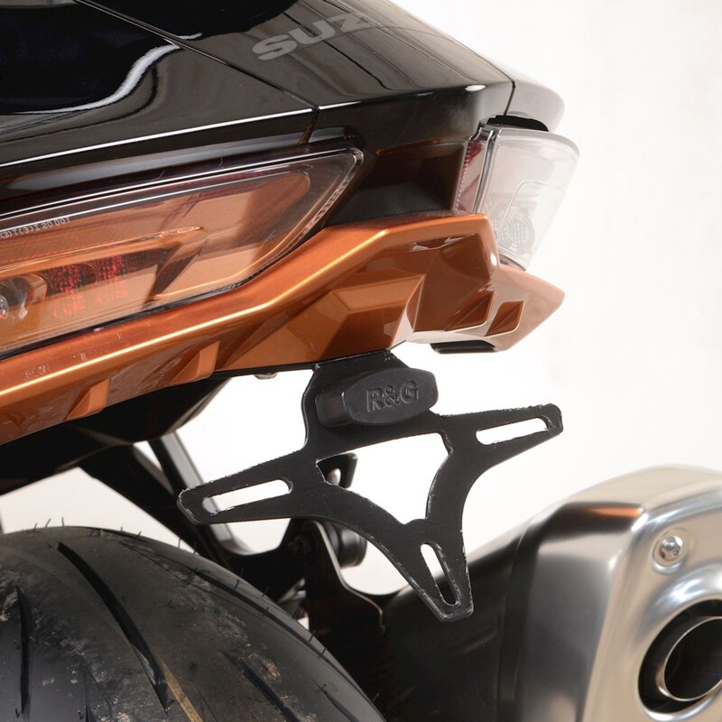 Support de plaque R&G RACING noir - Suzuki Hayabusa 