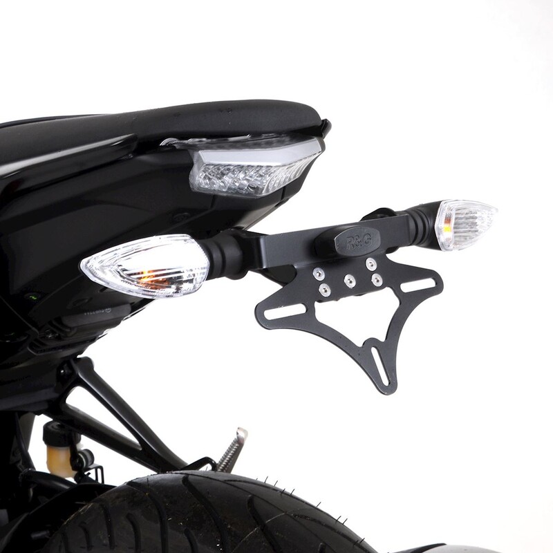 Support de plaque R&G RACING noir - Yamaha MT-125 