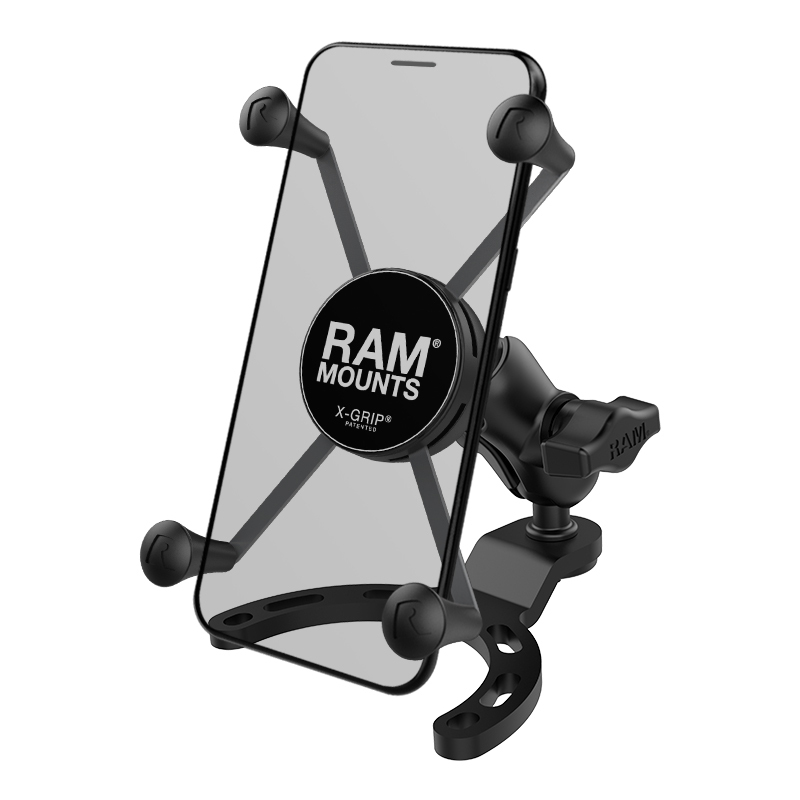 Pack complet RAM MOUNTS X-Grip bras court fixation réservoir - smartphones larges 