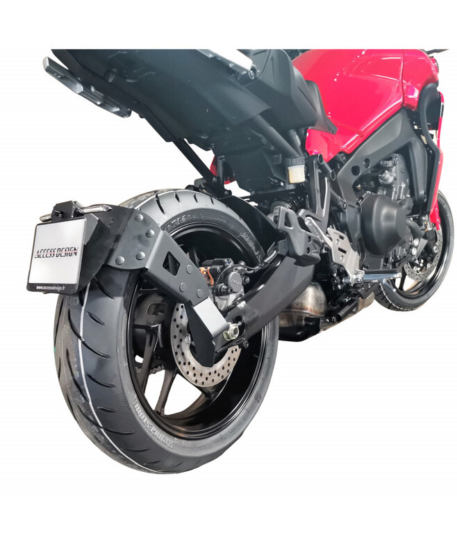 Support de plaque ras de roue ACCESS DESIGN noir - Yamaha MT-09 Tracer/GT 