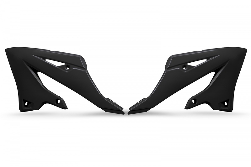 Ouïes de radiateur UFO - noir Yamaha YZ125/250 