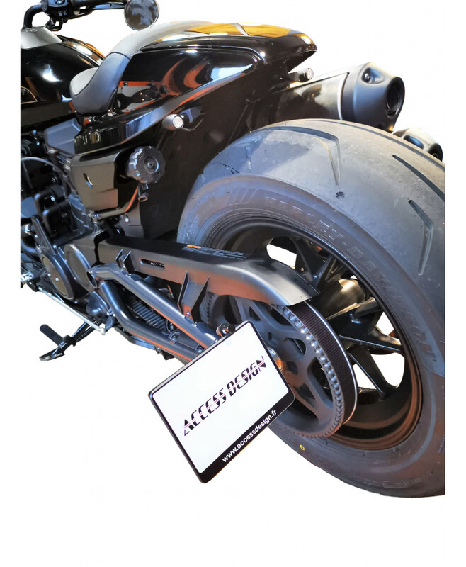 Support de plaque ACCESS DESIGN latéral - noir Harley-Davidson Sportster S 1250 