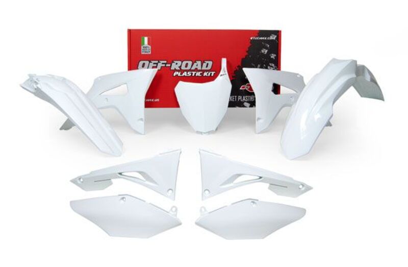 Kit plastiques RACETECH Revolution - blanc Honda CRF 