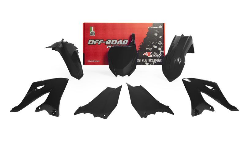 Kit plastiques RACETECH - noir Yamaha YZ125/250 