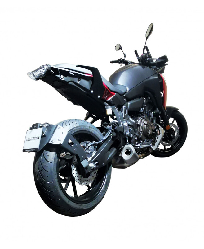 Support de plaque ACCESS DESIGN ''ras de roue'' noir - Yamaha MT-07 Tracer 