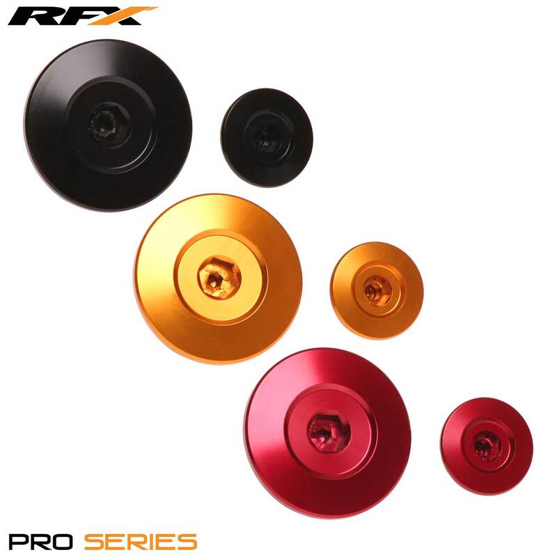 Jeu de bouchons de distribution de moteur RFX Pro (Noir) 