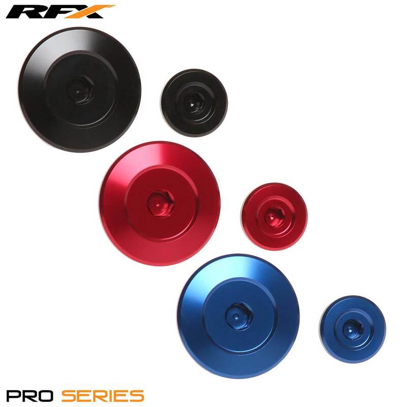 Jeu de bouchons de distribution de moteur RFX Pro (Bleu) - Pour Yamaha YZF25/YZF450 