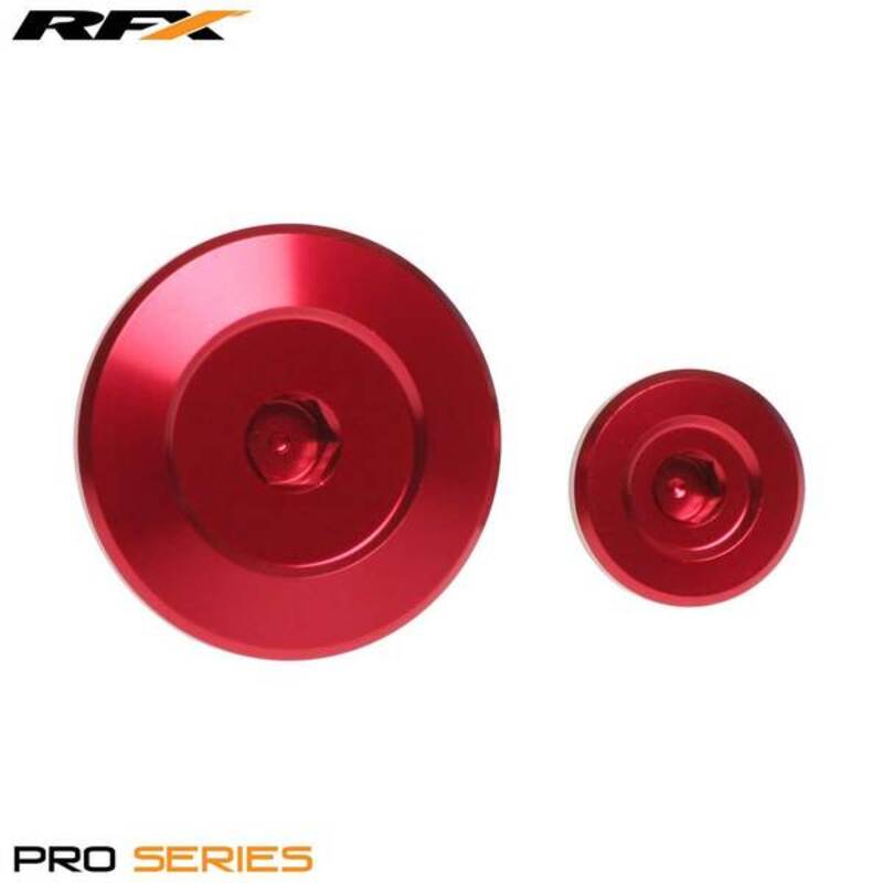 Jeu de bouchons de distribution de moteur RFX Pro (Rouge) - Yamaha YZF25/YZF450 