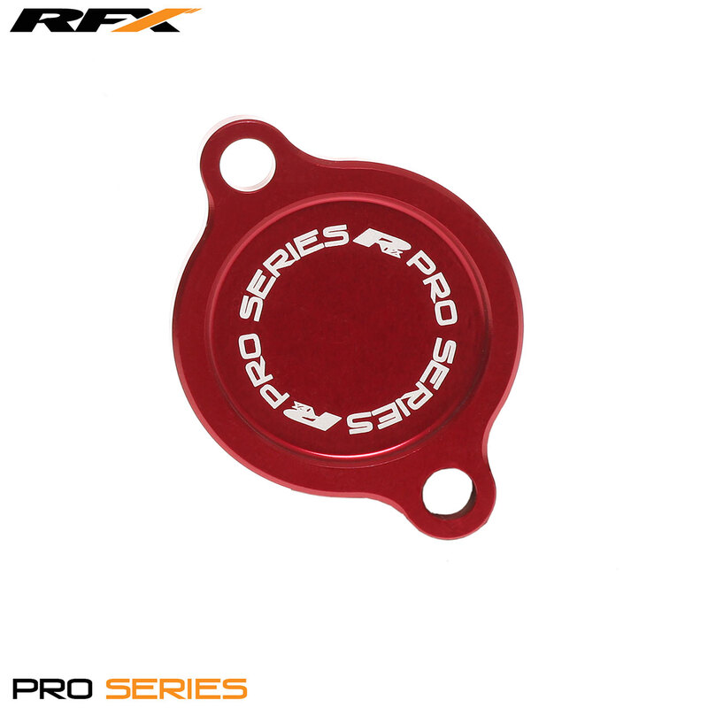 Couvercle de filtre à huile RFX Pro (Rouge) - Kawasaki KXF250 