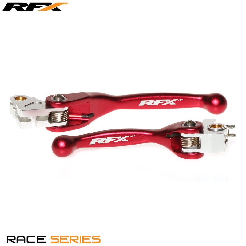 Ensemble de leviers flexibles forgés RFX Race (Rouge)- Honda CRF250/450 