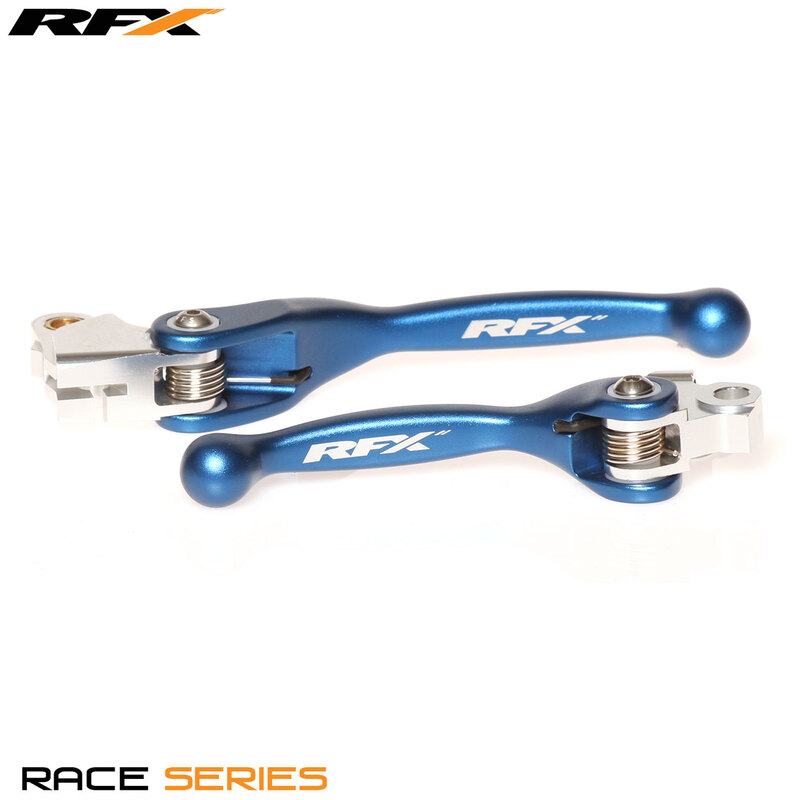 Jeu de leviers retournables forgés RFX Race (Bleu) - Yamaha YZ65/ 85 