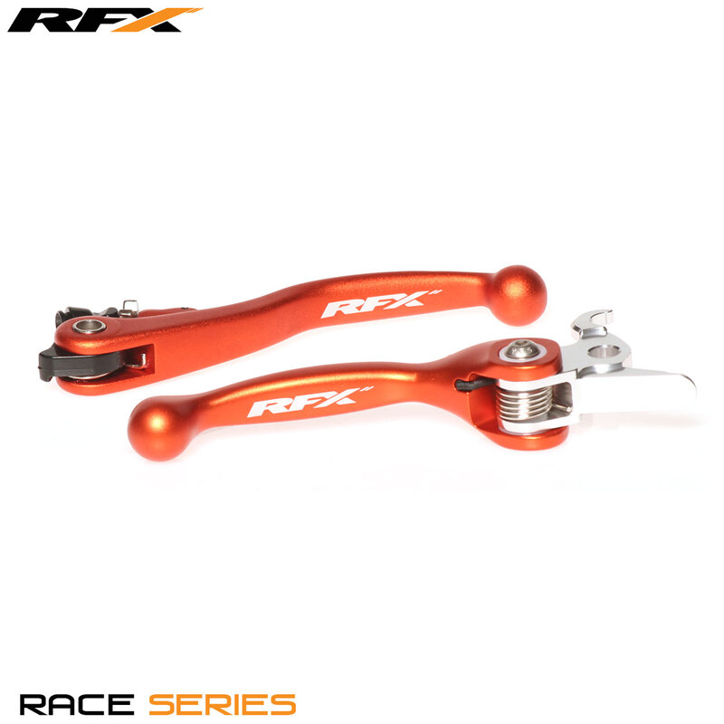 Ensemble de leviers flexibles forgés RFX Race (Orange) - KTM Divers freins Brembo / embrayages Magura 