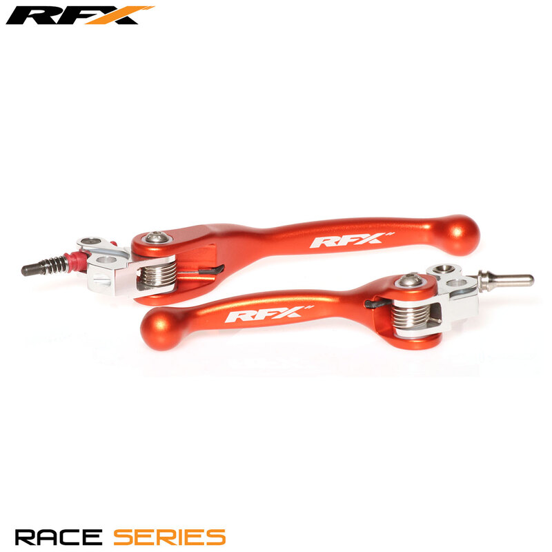 Ensemble de leviers retournables forgés RFX Race (Orange) - KTM SX 65 