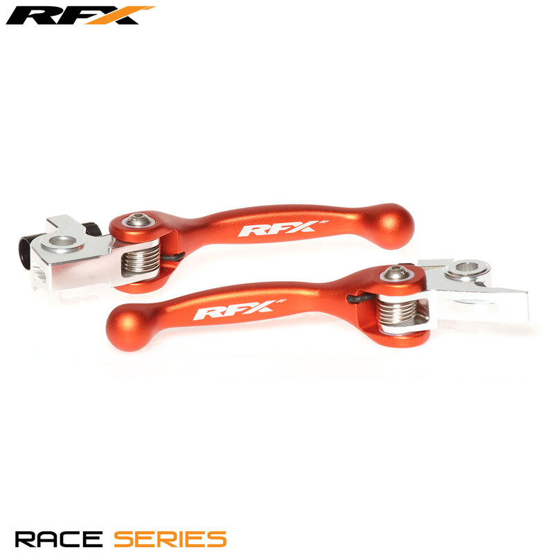 Ensemble de leviers flexibles forgés RFX Race (Orange) 