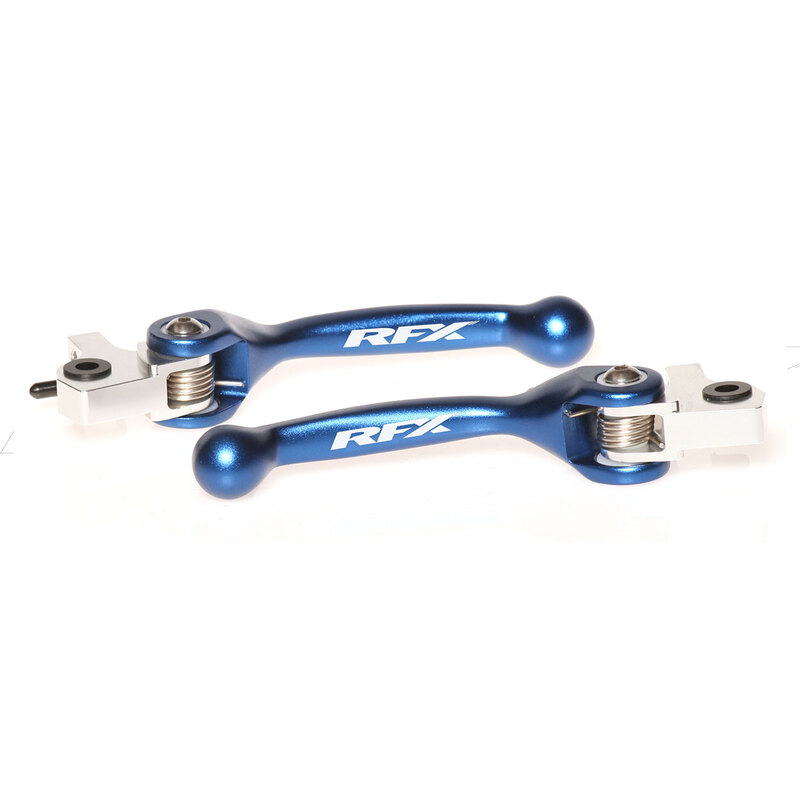 Jeu de leviers forgés RFX Race (Bleu) AJP Trials Tous modèles (Mais pas Sherco) 